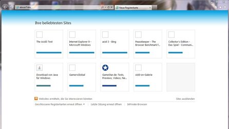 Microsoft Internet Explorer 9 - Screenshots