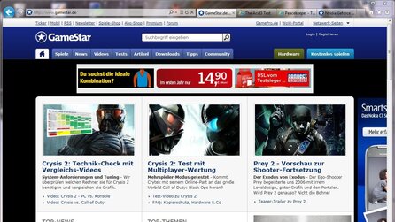 Microsoft Internet Explorer 9 - Screenshots