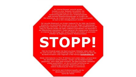 Netzsperren-Gesetz - CDUCSU will Gesetz nicht aufheben (Update)