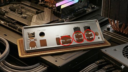 Die nervigen Laschen an der Anschlussblende des Mainboard sind kein nutzloses Metall – sie haben wichtige Aufgaben