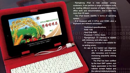 Das »iPad« aus Nordkorea - Hersteller bewirbt Tablet mit geschützter Apple-Marke
