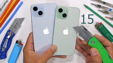 iPhone 15 gegen die teuren Pro-Versionen: Im Stabilitätstest gibt es einen klaren Gewinner