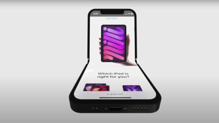 Der bisher größte Hinweis auf ein Klapp-iPhone kommt diesmal von Apple selbst