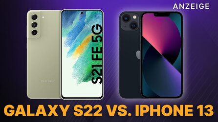 iPhone 13 vs. Galaxy S22: Premium-Smartphones im Vergleich - und wo sind sie am günstigsten?