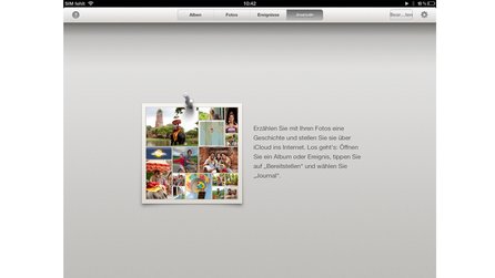 Apple iPhoto auf dem iPad - Screenshots