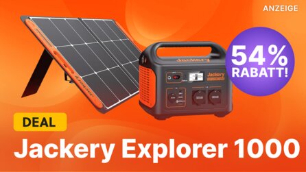 Neujahrsvorsatz Strom sparen: Mit dem aktuell günstigen Jackery Explorer 1000 senkt ihr eure Energiekosten dank der Sonne!