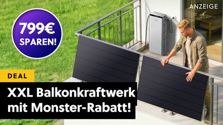 XXL Akku-Balkonkraftwerk von Jackery mit 2.000 Watt PV 799 Euro günstiger
