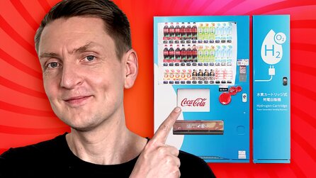 Coca-Cola bringt den weltweit ersten Getränkeautomaten auf den Markt, der keinen Stecker benötigt, weil er mit Wasserstoff betrieben wird [Best of GameStar]
