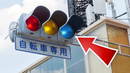 Wir alle wissen, dass Grün an der Ampel Weiterfahren bedeutet. Nur Japan behauptet, Grün sei eigentlich Blau