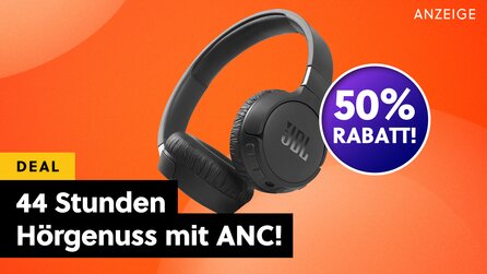 Teaserbild für Kabellose ANC Kopfhörer von JBL zum halben Preis: Gönnt euch 44 Stunden Akkulaufzeit + adaptives Noise Cancelling bei Amazon!