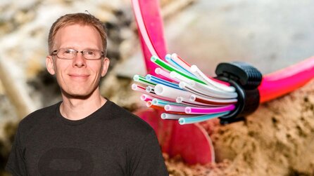 Der Entwickler von Doom und Wolfenstein hatte eine Idee, die zu gut klang, um wahr zu sein: Statt RAM wollte er einfach Glasfaser verwenden