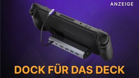 Teaserbild für Steam Deck als Wohnzimmer-Konsole? Docking-Station von JSAUX gerade im Preis gesenkt