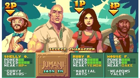 Jumanji - So würde die Neuauflage mit The Rock als Automatenspiel der 90er aussehen