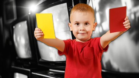 Dass Schiedsrichter die rote Karte immer am Gesäß tragen, liegt an den Fernsehern eurer Großeltern – vermutlich