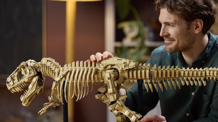 Dicker Dino: Lego verkauft bald ein riesiges T-Rex-Set mit über einem Meter Länge