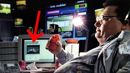 Jurassic Park: Wenn ihr bei 43 Minuten und 12 Sekunden anhaltet und diesen PC-Bildschirm anschaut, seht ihr einen versteckten Hinweis auf Spielberg