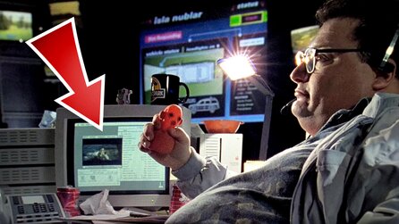 Jurassic Park: Wenn ihr bei 43 Minuten und 12 Sekunden anhaltet und den PC-Bildschirm anschaut, seht ihr einen versteckten Hinweis auf Spielberg [Archiv]