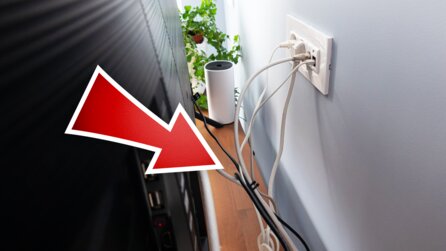 Schluss mit Kabelsalat: 4 Möglichkeiten, Kabel hinter dem TV zu verstecken − manche davon kosten nur wenige Euro