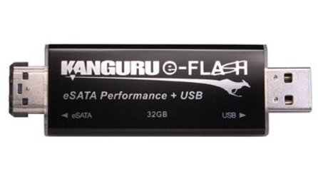 Kanguru e-Flash - USB-Stick mit eSATA-Anschluss