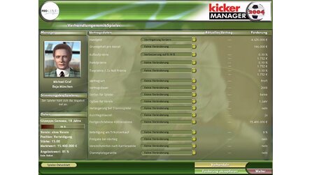 Kicker Manager 2004 - Screenshots