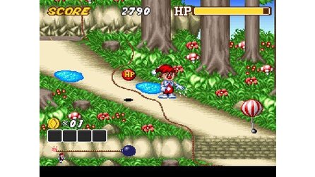 Kid Klown in Crazy Chase SNES