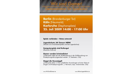 »Killerspiele«-Demonstration - Politiker bekennen sich zu Spielekultur