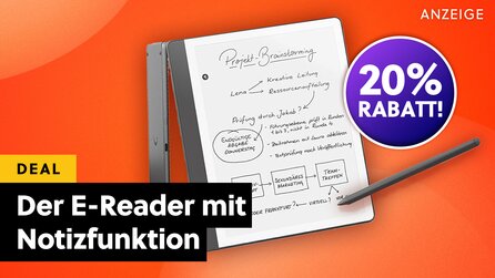 Mit dem Kindle Scribe habt ihr Millionen Bücher und Notizen immer griffbereit - jetzt bei Amazon im Angebot!