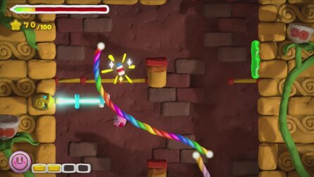Kirby und der Regenbogen-Pinsel - Screenshots vom Wii-U Geschicklichkeits-Spiel