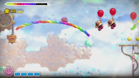 Kirby und der Regenbogen-Pinsel - Screenshots vom Wii-U Geschicklichkeits-Spiel