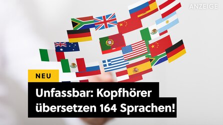 Kostet weniger als ein Dolmetscher pro Stunde: Diese Kopfhörer übersetzen in Echtzeit über 160 Sprachen mit KI!