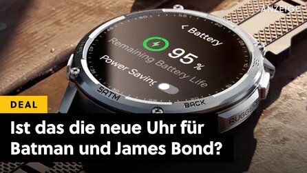 Robust wie ein Panzer - würde Batman noch eine Smartwatch brauchen, wäre es wahrscheinlich dieses Modell