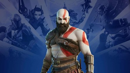 Kratos in Fortnite - Der God of War springt ab sofort vom Schlachtenbus