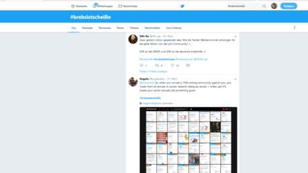 Kreativ statt Hasskampagne - Kampf gegen Krebs bringt Server zum Absturz