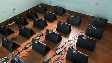 Miningwahn nimmt kein Ende: Farm mit hunderten Gaming-Notebooks entdeckt