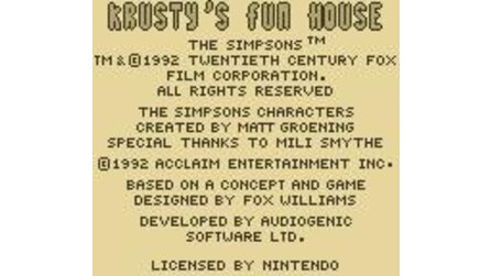 Krustys Fun House Game Boy