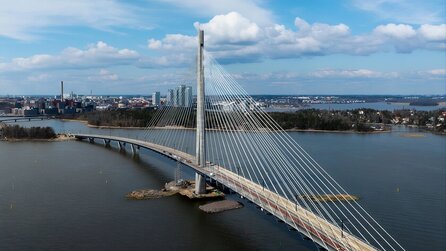 Die längste Fußgängerbrücke der Welt wurde gerade in Helsinki eröffnet: Ziel ist es, etwa 200 Jahre zu halten