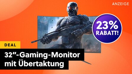 Randloser 32 Zoll Gaming-Monitor im Angebot jetzt 23% günstiger: Dieses Biest lässt sich sogar übertakten!