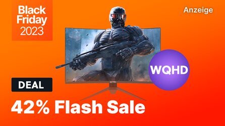 32 Zoll, WQHD, 165Hz + 1ms: Curved Gaming-Monitor noch für kurze Zeit 42% reduziert im Angebot