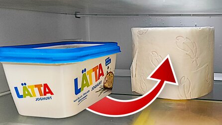 »Nur wenige wissen: Eine Toilettenpapierrolle in den Kühlschrank zu legen, ist einer der besten Tricks, die ich ausprobiert habe«: Internet-Tipp im Reality-Check [Best of GameStar]