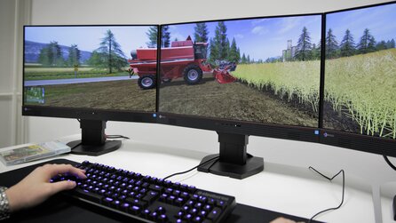 Landwirtschafts-Simulator 17 - Im Rundum-Cockpit auf den Acker