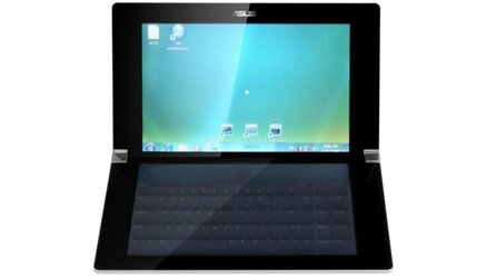 CeBIT: Laptop mit Dual-Bildschirm von Asus - Design von Usern auf WePC.com