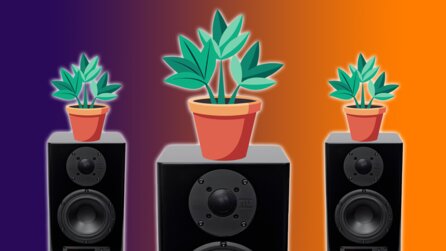 Filmfan kommt nach Hause und findet Topfpflanzen auf seinen Lautsprechern – schadet das den Boxen?