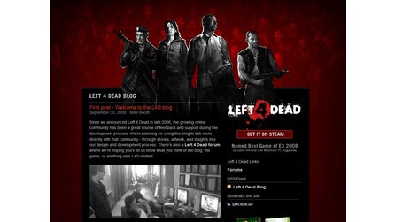 Left 4 Dead - Entwickler-Blog gestartet