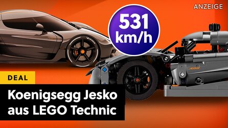 Das schnellste Auto der Welt: Erlebt den über 500 kmh schnellen Koenigsegg Jesko Absolut als LEGO-Modell