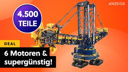 Besser als LEGO Technic: XXL Schaufelradbagger mit 6 Motoren, fast 5.000 Teilen und Fernsteuerung!
