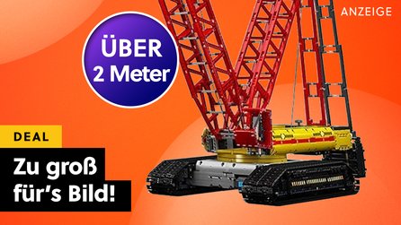 Über 4.000 Teile und größer als ihr selbst: Dieser Kran von der LEGO Technic-Alternative ist riesig - und im Vergleich zu LEGO fast schon frech günstig!