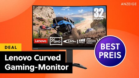 31,5 Zoll Curved Gaming-Monitor mit 170Hz + 0,5ms günstig bei Amazon: Erstmalig für weniger als 250€ zum neuen Tiefstpreis!