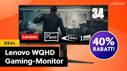 34 Zoll, WQHD + 144Hz für weniger als 300€: Dieser Gaming-Monitor zum Bestpreis ist ein augenöffnender Angebotskracher!