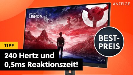 240Hz, 0,5ms Reaktionszeit und WQHD: 27 Zoll großer Gaming-Monitor von Lenovo jetzt zum absoluten Bestpreis bei Amazon!