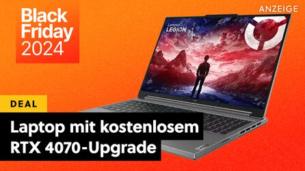 Bei diesem Black Friday Angebot bekommt ihr zum Gaming-Laptop mit OLED-Display das RTX 4070 Upgrade geschenkt!